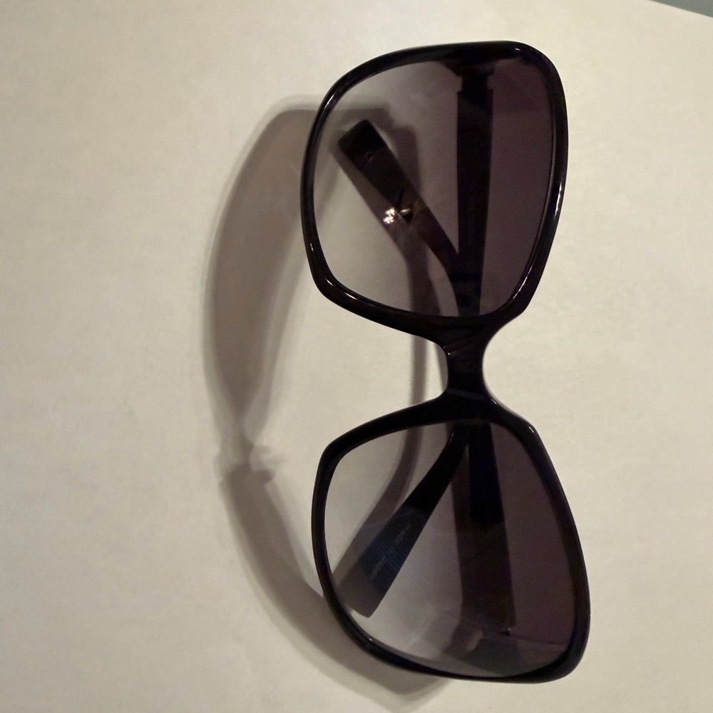 Oliver Peoples Black Oversized Sunglasses